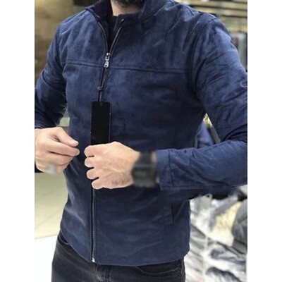 

Mens Casual Breathable Plus Size Jacket Men Quick-Drying Solid Color Coat