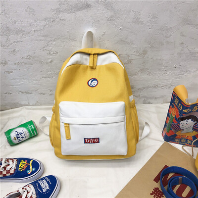 

Korean version of schoolbag female Harajuku ulzzang high school students insfeng backpack Sen Department ancient sense shoulder ba