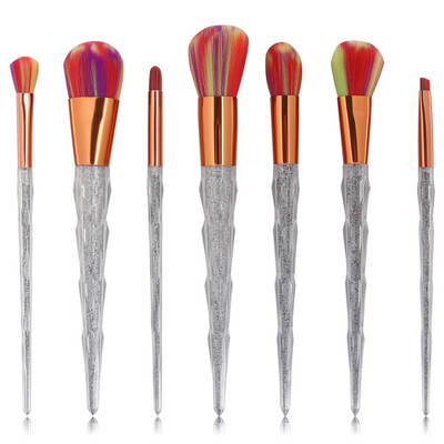 

Toponeto New 7PCS Make Up Foundation Eyebrow Eyeliner Blush Cosmetic Concealer Brushes