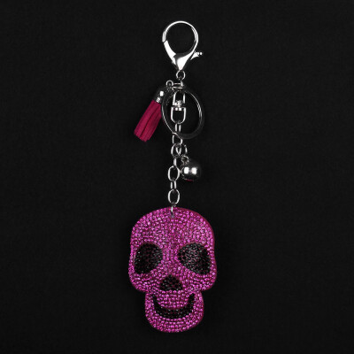 

Siaonvr Horror Skull Bones Toy 5D Diamond Painting KeyRing Key Chain Pendant Gift