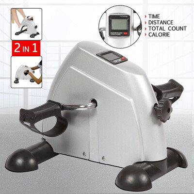 

Home Use Hands&Feet Trainer Mini Exercise Bike Silver
