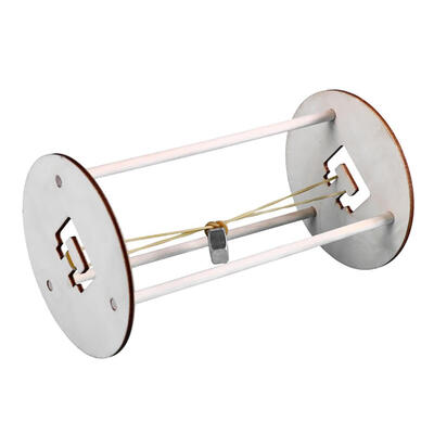 

DIY Wood Roller Model Small Science Experiments Assembled Toy for Children