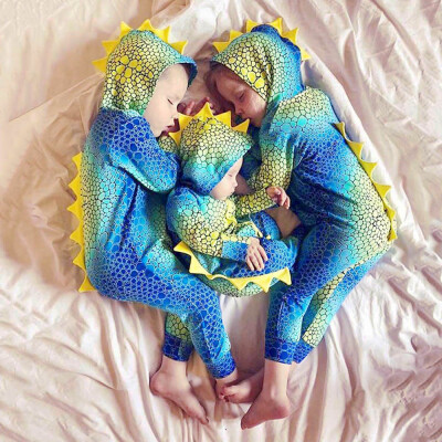 

Infant Baby Girls Boys Cartoon Dinosaur Gradient Color Hooded Romper Outfits