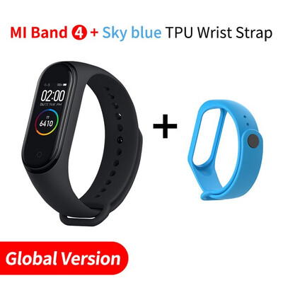 

Newest 2019 Original Xiaomi Mi Band 4 Smart Color Screen Bracelet Heart Rate Fitness 135mAh Bluetooth50 50M Swimming Waterproof