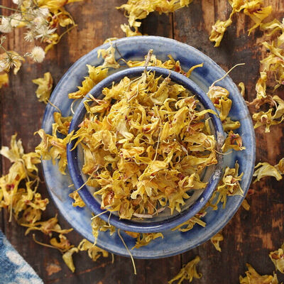 

Organic Wild Shihu Fengdou Blossom Dendrobii Dendrobium Flowers Herbal Tea