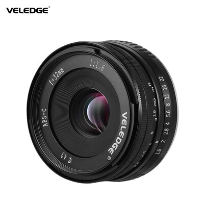 

VELEDGE 32mm F16 Super High Resolution Large Aperture Standard Camera Prime Lens Lightweight MF Manual Focus Lens 025m Closest