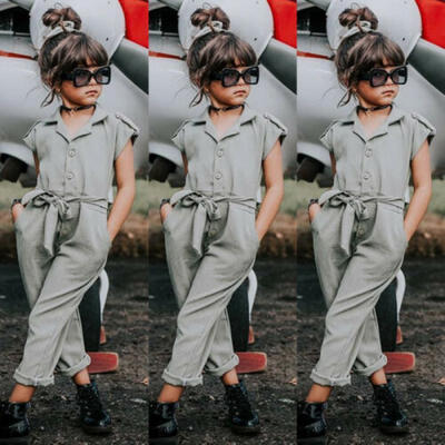 

Newborn Baby Girls Sleeveless Romper Jumpsuit Playsuit Overalls Clothes Outfits