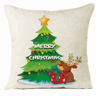 

Tailored Xmas Christmas Tree Sofa Bed Home Decoration Festival Pillow Case Cushion Cover