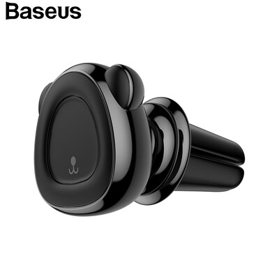 

Baseus Mini Car Phone Holder Air output style Magnetic phone holde for iphoneXS XR X 8 7 Samsung S9 Note8 Xiaomi Huawei