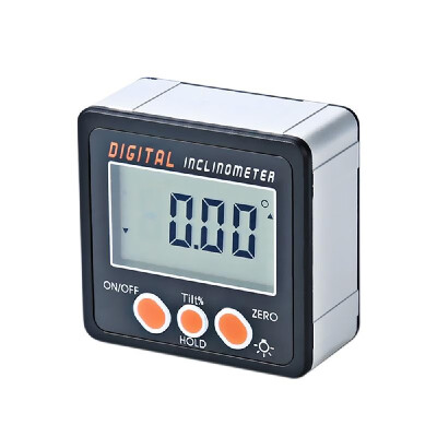 

Digital Inclinometer 0-360°Electronic Protractor Aluminum Alloy Shell Digital Bevel Box Angle Gauge Meter Magnets Base