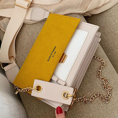 

Summer fresh women 2019 new fashion casual color Joker shoulder slung small square bag