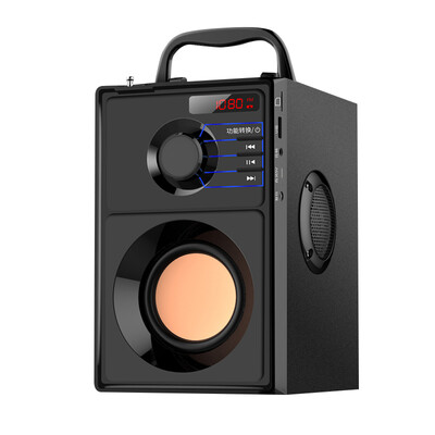 

EARISE F10 outdoor bluetooth speaker square dance audio card wireless subwoofer u disk home portable car high power small impact radio push black
