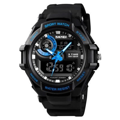 

Skmei Multi Function Mens Watch Sport Waterproof Outdoor Digital Wristwatches With Resin Strap