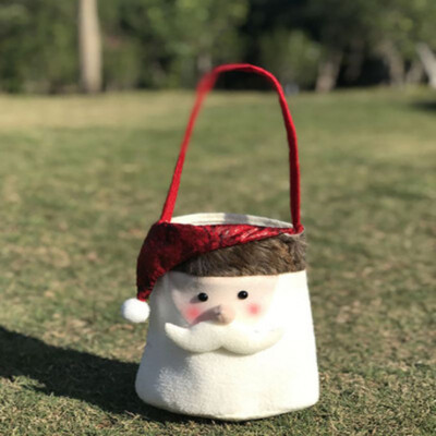 

Christmas Gift Bag Christmas Household Candy Bag Snowman Shape Bag Cute Storage Bag Christmas Decoration For home New year 2020