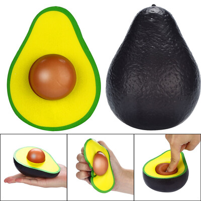 

Gobestart Squishies Simulated Avocado Slow Rising Cream Scented Squeeze Stress Relief Toys