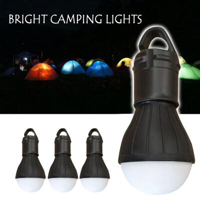 

Siaonvr Outdoor Emergency Lamp LED Camping Hik Tent Fishing Lantern Hanging Light Black