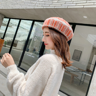 

Wool Beret Female Autumn&Winter Korean Edition Japanese Painter Soft Girl Berry Cap