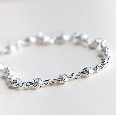 

925 Sterling Silver Bracelet Silver Chain Lady Women Jewelry
