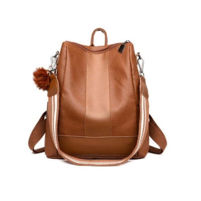 

Fashion Women Girls Retro Handbag Backpack School Travel PU Leather Shoulder Bag