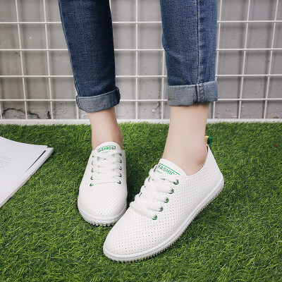 

Small white shoes female 2019 summer summer new breathable wild tide shoes flat white shoes net red student shoes autumn