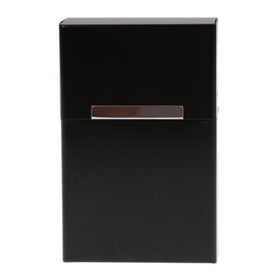 

Aluminum Magnetic Flip Cigarette Case 20 Cigarettes Box Business Card Case