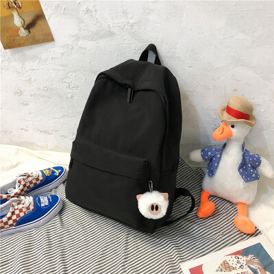 

Ins Wind bf Backpack Female Korean High School Students Joker Sensation Simple Campus Backpack Backpack