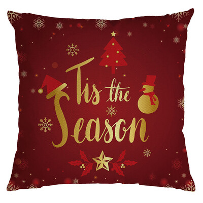 

Tailored Christmas Pillow Cover Pillowcases Decorative Sofa Cushion Cover 45x45cm
