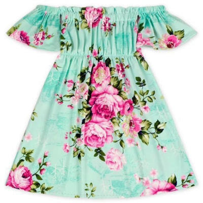 

2018 Mother&Daughter Summer Casual Boho Formal Maxi Dress Mommy&Me Matching Outfits