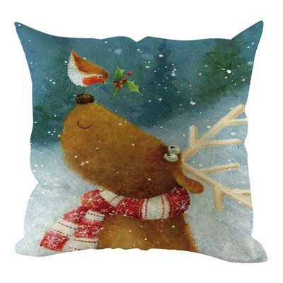 

〖Follure〗Christmas Pillow Cover Pillowcases Decorative Sofa Cushion Cover Home Decoration