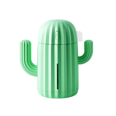 

340ML USB Air Humidifier Cactus Timing Aromatherapy Diffuser Mist Maker Fogger Mini Aroma Atomizer for Home