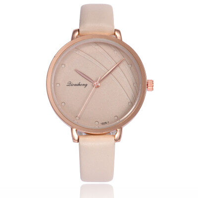 

Female student belt watch irregular surface quartz
