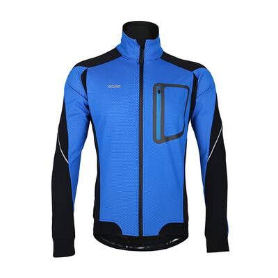 

Arsuxeo Outdoor Cycling Jacket Windproof Waterproof Long Sleeves Thermal Jersey