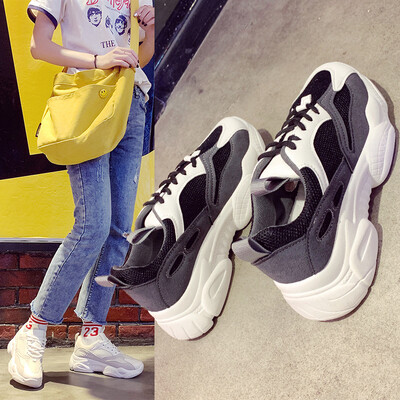 

Net red old shoes female new Korean fashion breathable student platform sports shoes A1860814