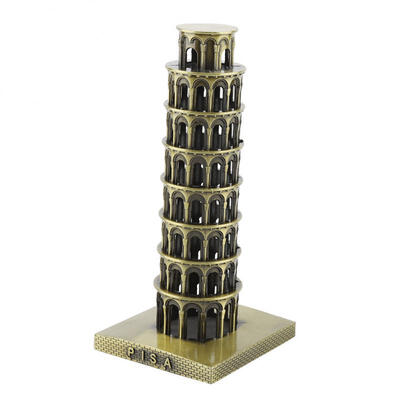 

Greensen Leaning Tower Of Pisa Metal Building Model Desk Decoration Gift Famous Building Model