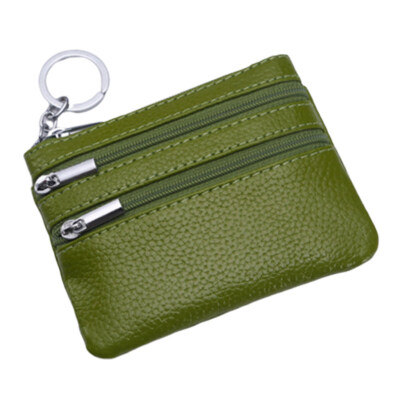 

Women Solid Color Zipper Pocket Coin Wallet Purse Clutches Bag Pouch Card Holder