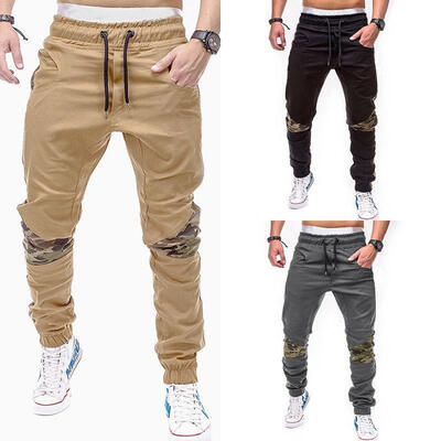 

Fashion Men Casual Slim Fit Pencil Pants Straight-Leg Jeans Leisure Trousers