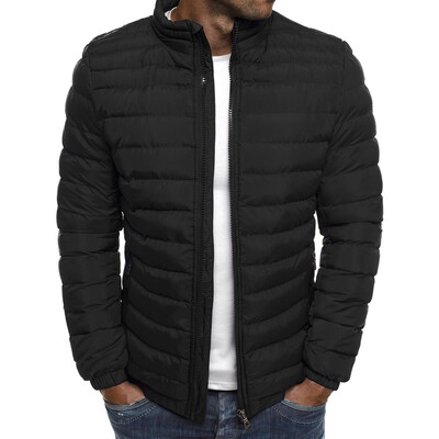 

Toponeto Mens Autumn Winter Zipper Warm Down Jacket Packable Light Top Quality Coat