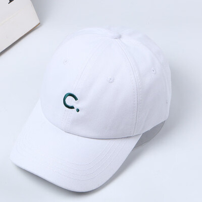 

New Korea soft sister wind C letter embroidered baseball hat cartoon Harajuku female curved brim cap visor hat