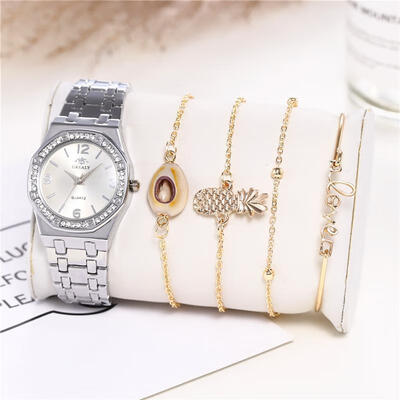 

Women Crystal Diamond Watch Rose Gold Stainless Steel Quartz Wristwatch Ladies Fashion Elegant Watches Reloj Mujer Relogio