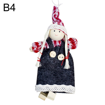 

Christmas Plush Doll Toy Xmas Tree Hanging Pendant Ornament Home Decor