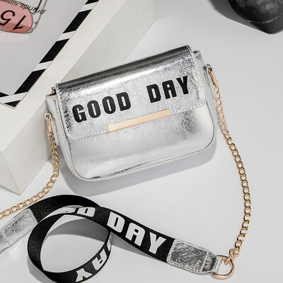 

Summer Female Tide Chain Single Shoulder Slant Bag Korean Version Baitao Simple Small Square Bag Fashion Slant