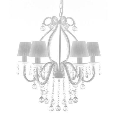 

Chandelier White 21"x22"
