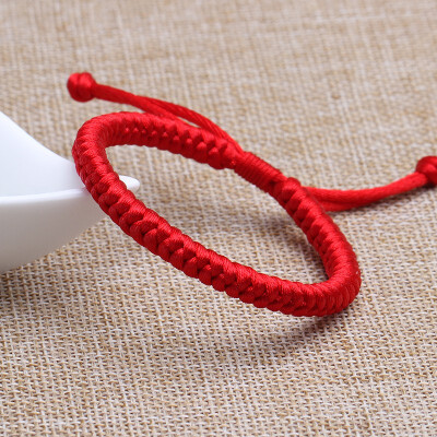 

The birth year red rope bracelet hand-woven transfer insurance couple bracelet