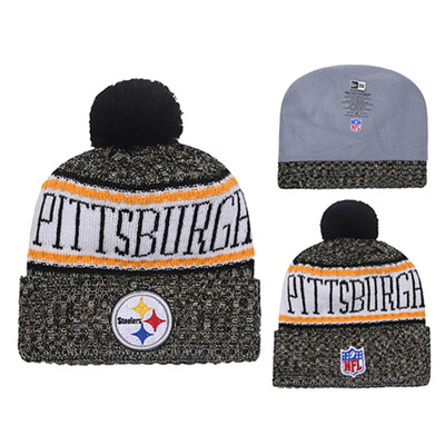 

NFL Football League Steelers Pittsburgh Steelers New Era New York Yihua Knitted Wool Baseball Cap