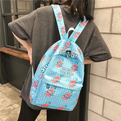 

Insfeng schoolbag female Korean version of high school backpack undergraduates antique feeling junior high school students Johnson