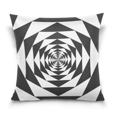 

ALAZA Throw Pillow Cover 16 X 16 inch Cushion Cover with Infinity Pattern Printed Pillowcase