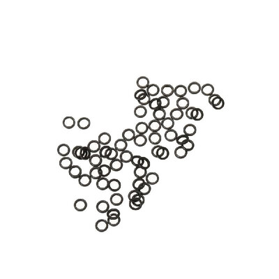 

50PCS Threaded Boilie Bait Rings for Carp Hair Rigs Hooks Carp Fishing Terminal Tackle