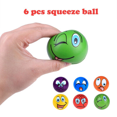 

Gotoamei 6pcs Stress Reliever Scented Ball Super Slow Rising Kids Squeeze Toy 63cm