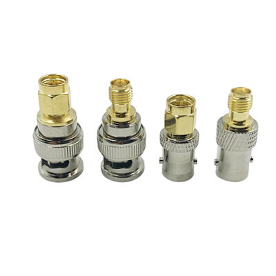 

4pcs BNC Female to SMA Male Connectors Type RF Connector Adapter Converter
