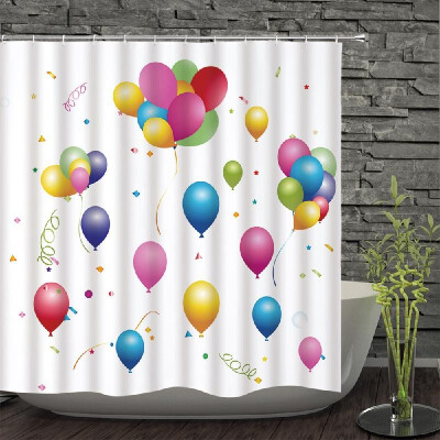 

Shower Curtain Decorative Bath Curtains Waterproof Polyester Fabric Anti-mildew Bathroom Curtains for Bathtub Showers